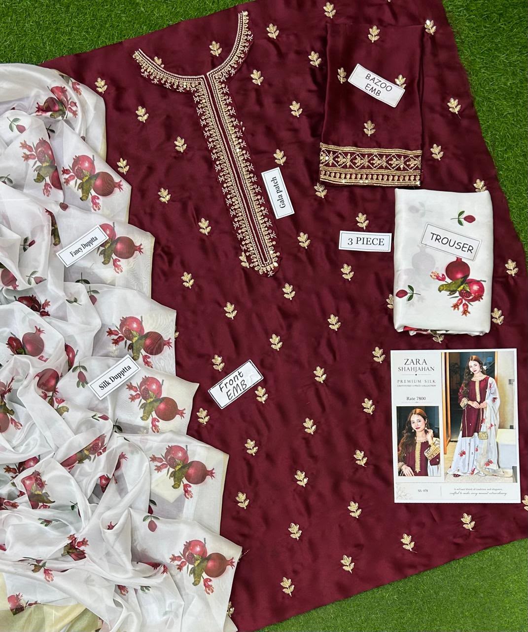 Zara Shahjahan Silk collection 2026*