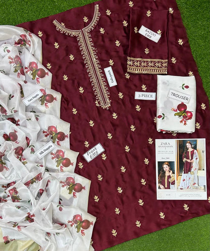 Zara Shahjahan Silk collection 2026*