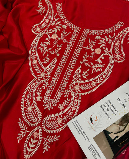 Embroidered Silk 2-Piece