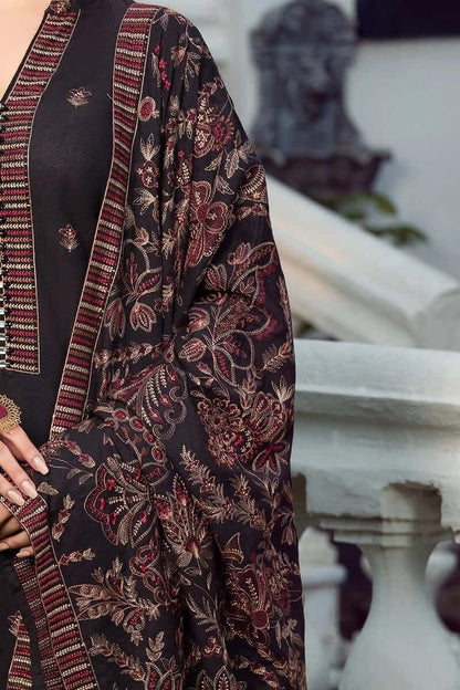 BAREEZE dhanak embroidered luxury unstitched 3pc