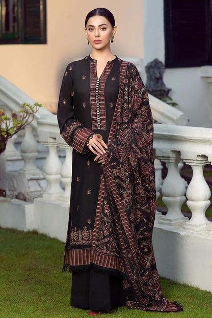 BAREEZE dhanak embroidered luxury unstitched 3pc